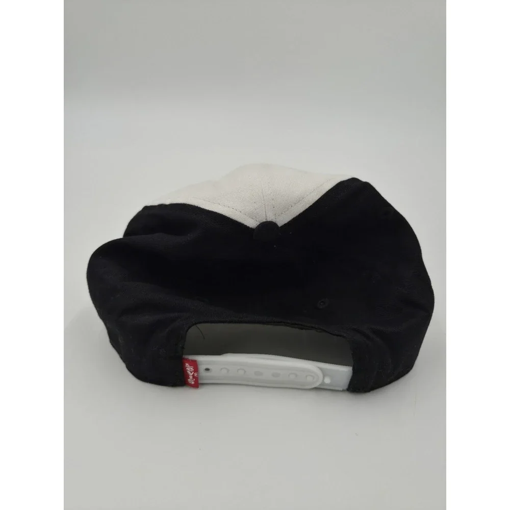 Levis Youth Kids Black Logo Snap Back Adjustable Baseball Ball Cap